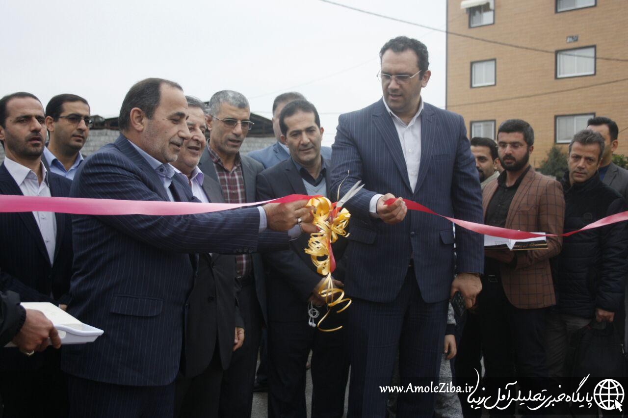 گزارش تصويری از افتتاح 5 پروژه شهرداری آمل