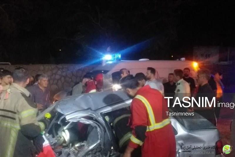 حادثه مرگبار سقوط ون در محور هراز با ۷ کشته و ۷ زخمی